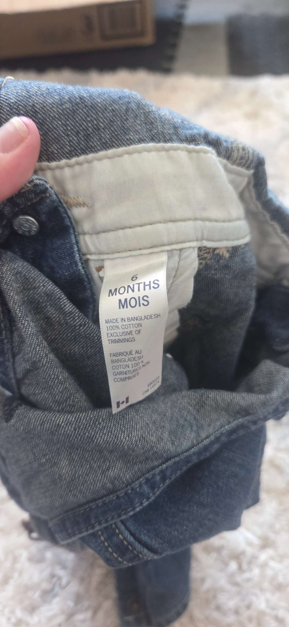 Jean overalls, Kids 6 Month (3-6M)