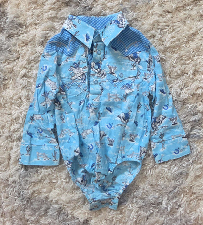 Wrangler Onesie, Kids 12 Month (9-12M)