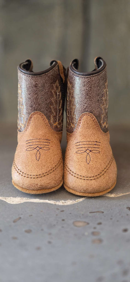 Old West Cowboy Slippers, Shoes 2 (Baby: 0-12 mth)