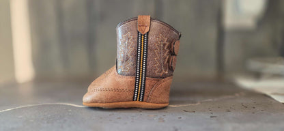 Old West Cowboy Slippers, Shoes 2 (Baby: 0-12 mth)