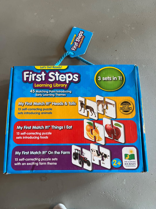 First Steps Learning Library Cards - 45 cards - 2+