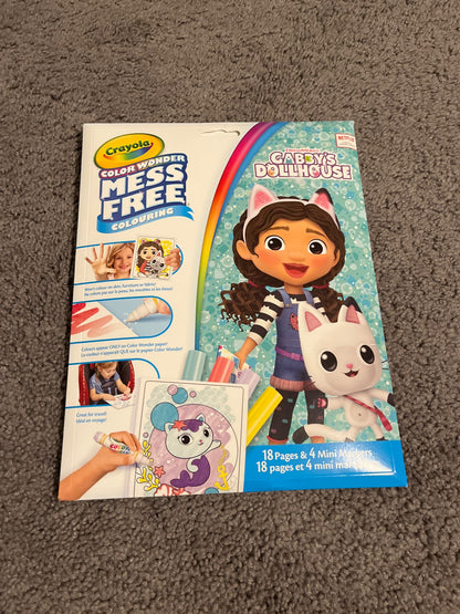 Gabby Dollhouse Mess Free Coloring (new)