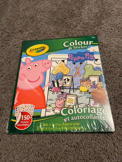 Peppa Pig - Colour & Sticker Book