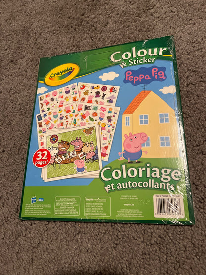 Peppa Pig - Colour & Sticker Book