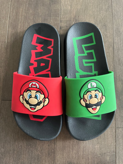 Mario & Luigi Sandals - Sz 13/1, Shoes 13 (Kids:4-8yr)