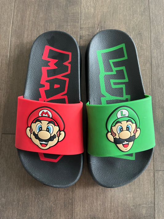 Mario & Luigi Sandals - Sz 13/1, Shoes 13 (Kids:4-8yr)