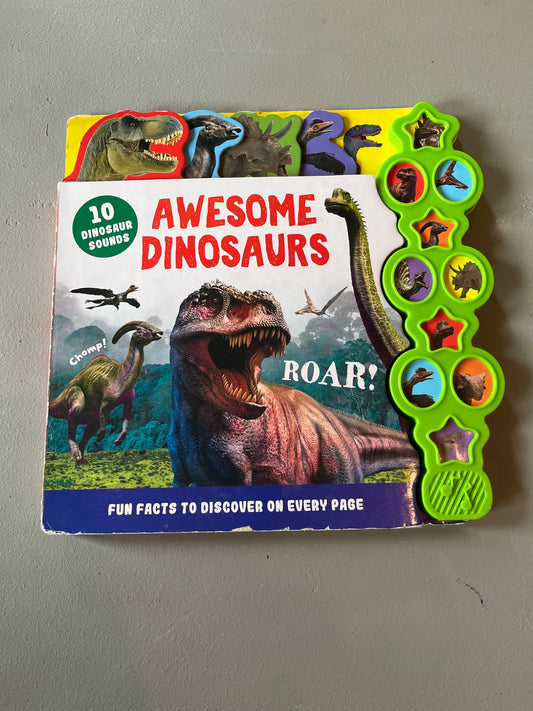 Awesome Dinosaurs Book - with sounds