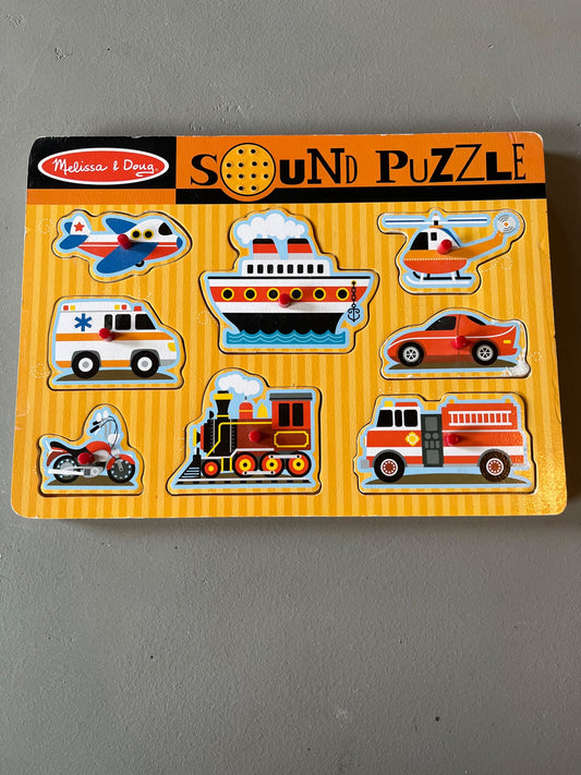 Melissa and Doug - Sound Puzzle - Transportation