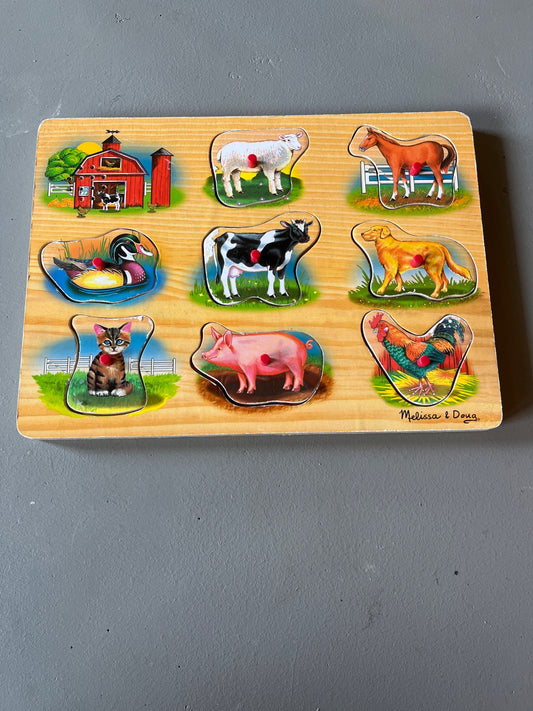 Melissa & Doug - Sound Puzzle - Farm Animals