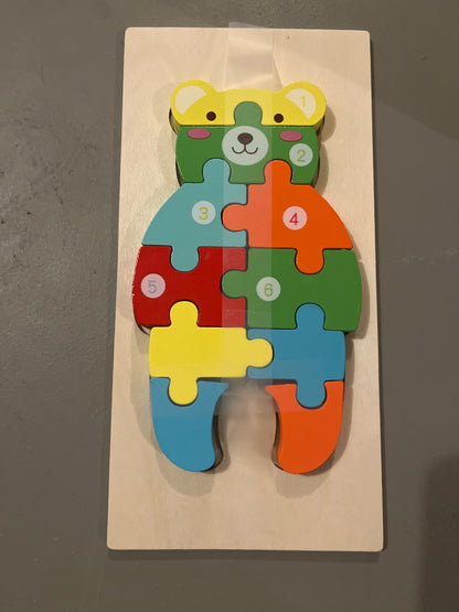 Wooden Puzzle - Set of 4