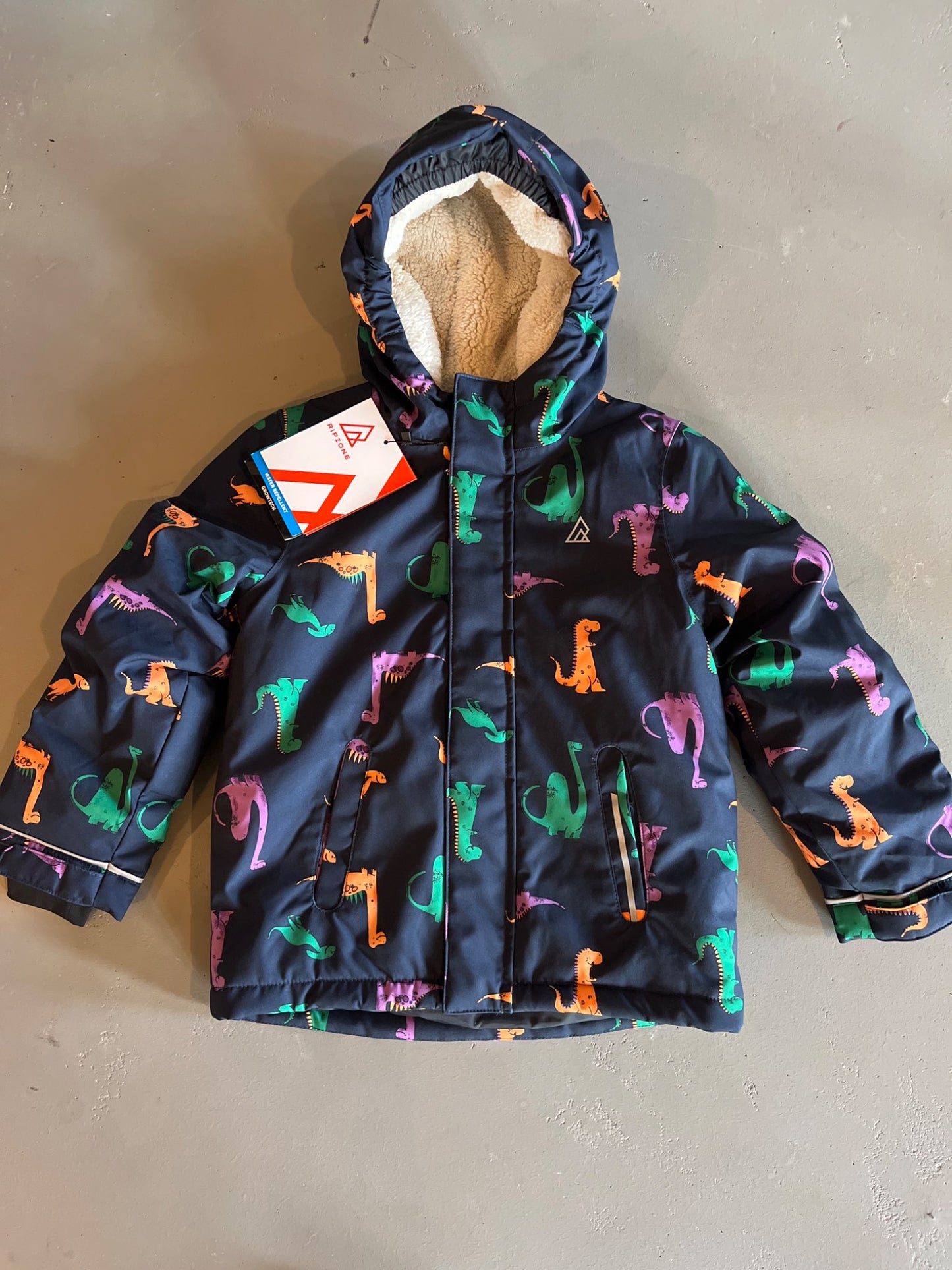 Ripzone Dinosaur Winter Coat - BNWT - Sz 6, Kids 6/6X