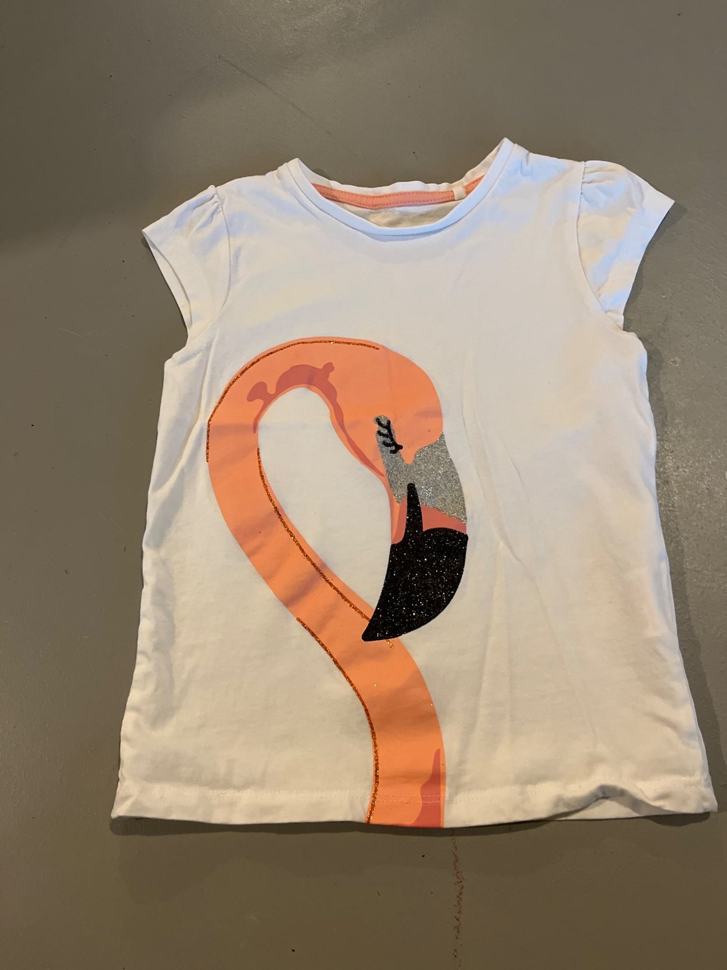 Flamingo Sparkle Shirt, Kids 4/4T