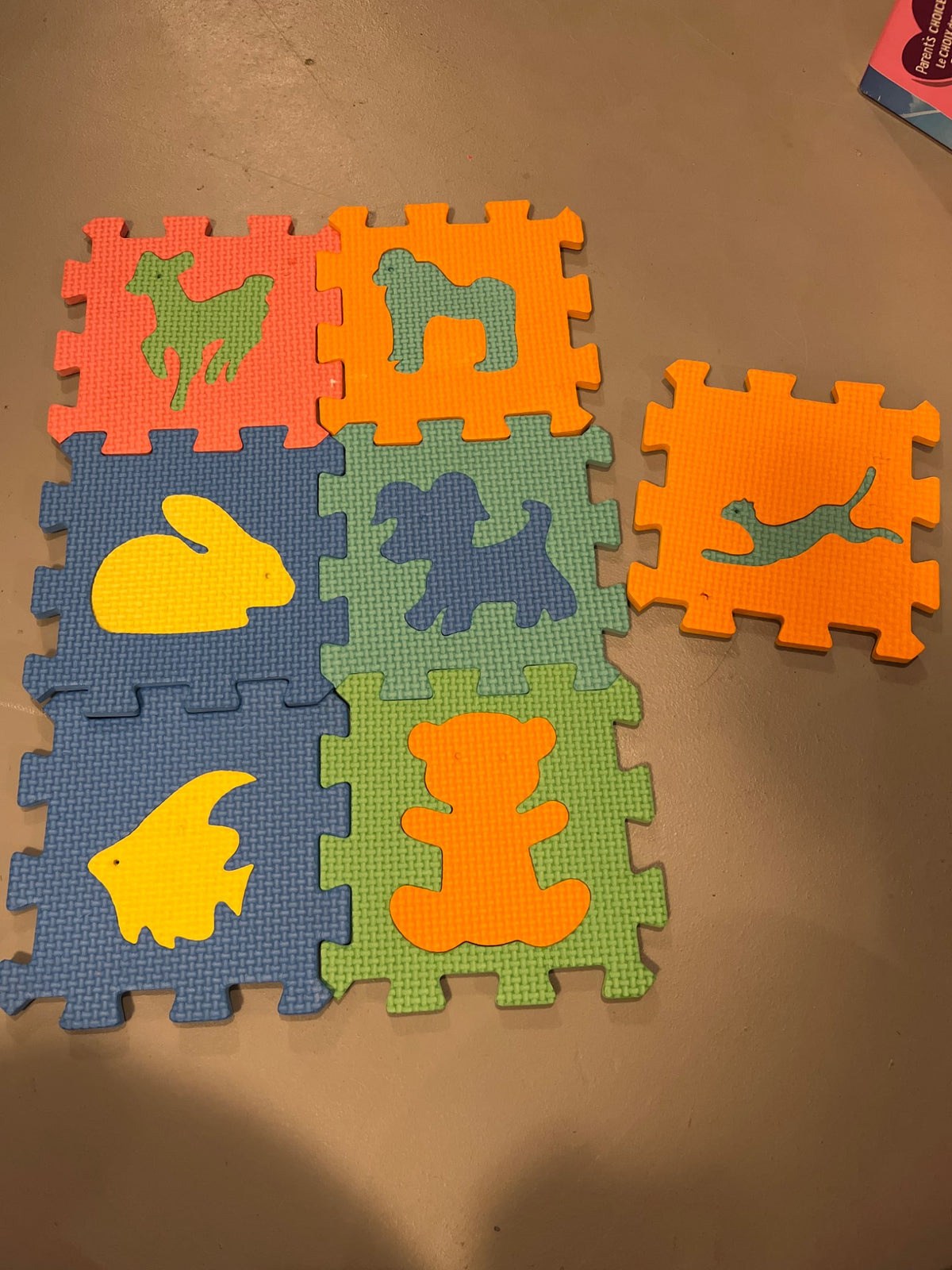 Animal Foam Squares