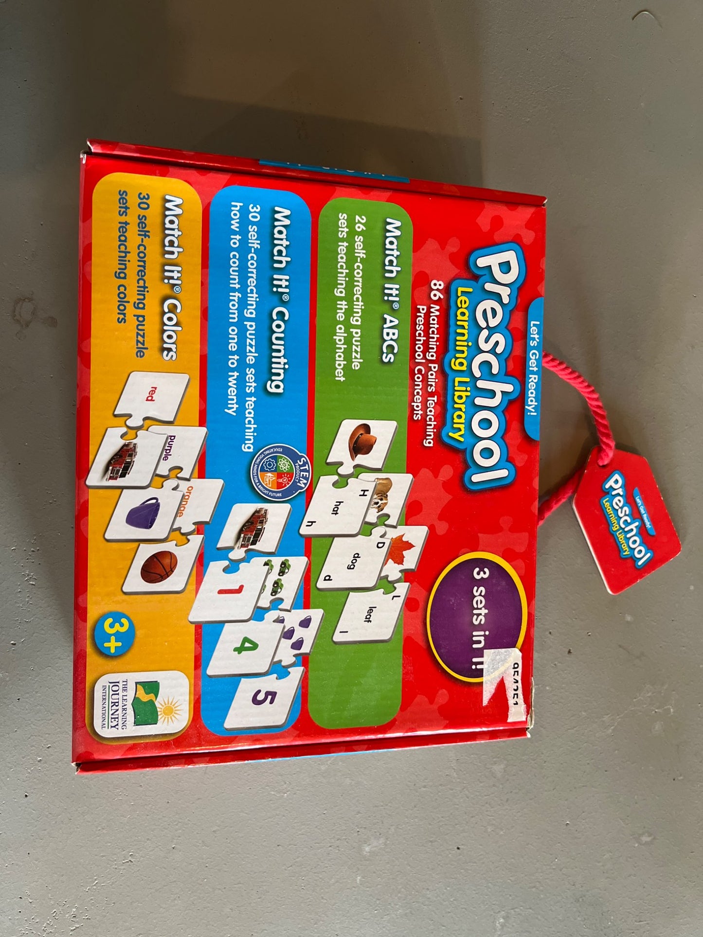 Preschool Learning Library Cards - 3+