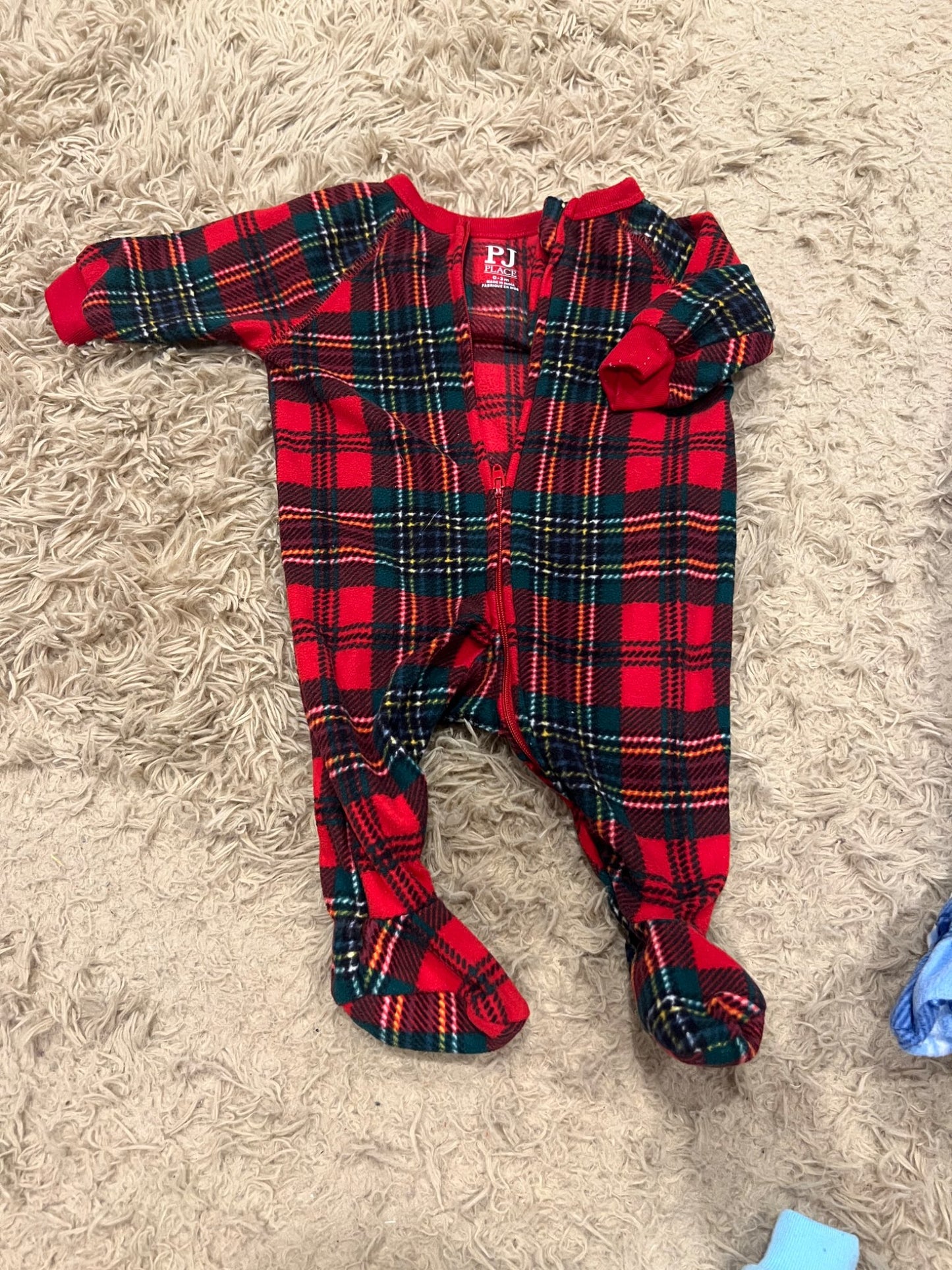 Flannel PJ Bundle , Kids 3 Month (0-3M)
