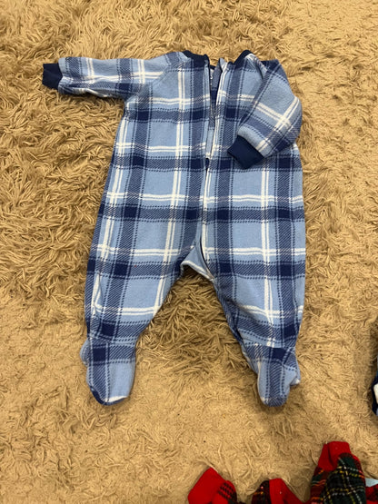 Flannel PJ Bundle , Kids 3 Month (0-3M)