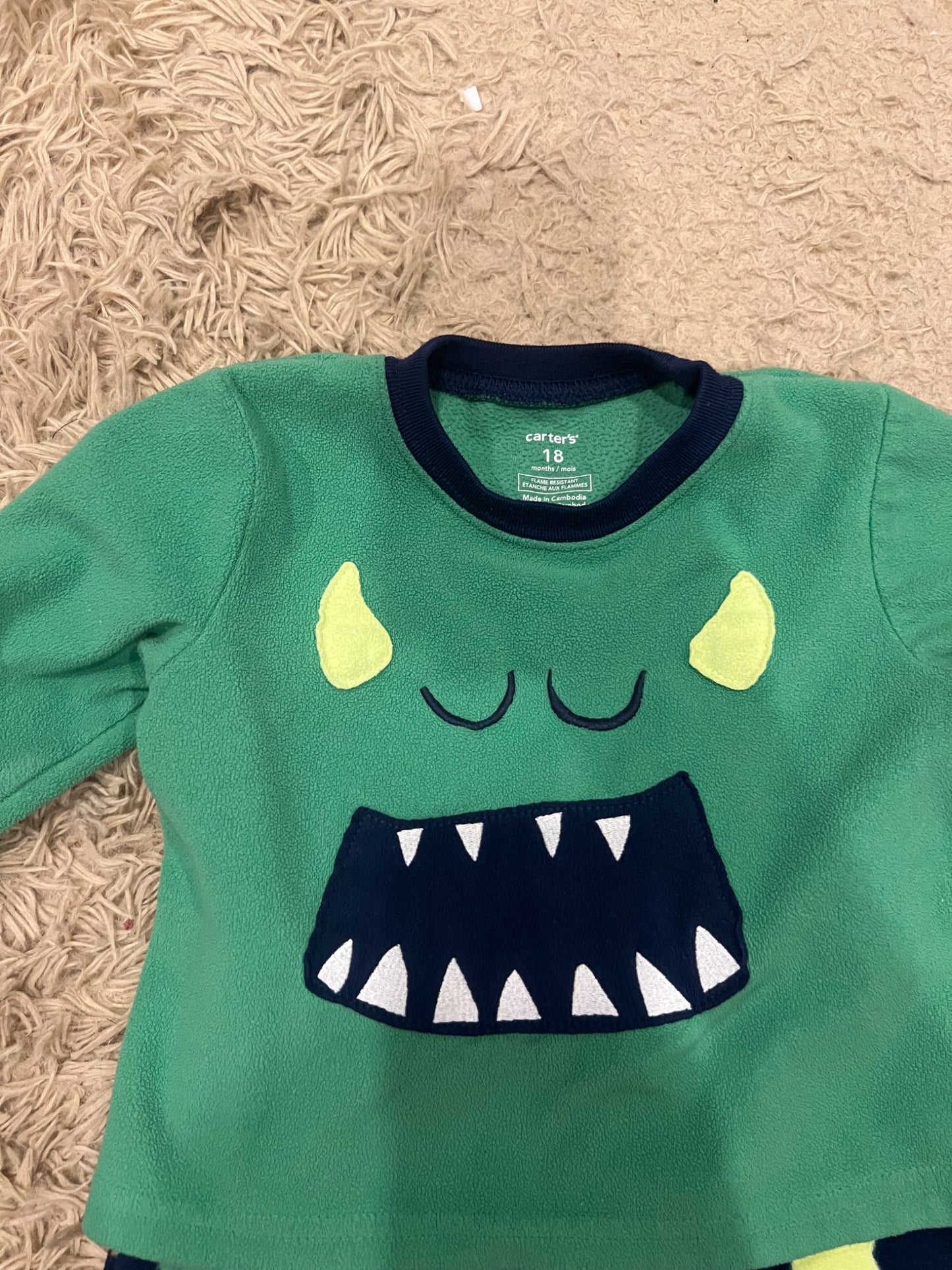 Monster PJs , Kids 18 Month (12-18M)