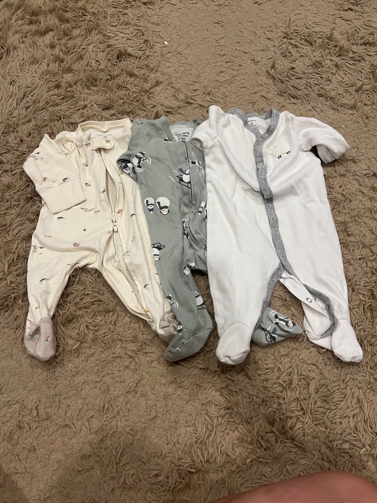 Carters 0-3 m Sleepers, Kids 3 Month (0-3M)