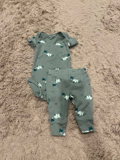 Adorable Carters Dino Set 3m , Kids 3 Month (0-3M)