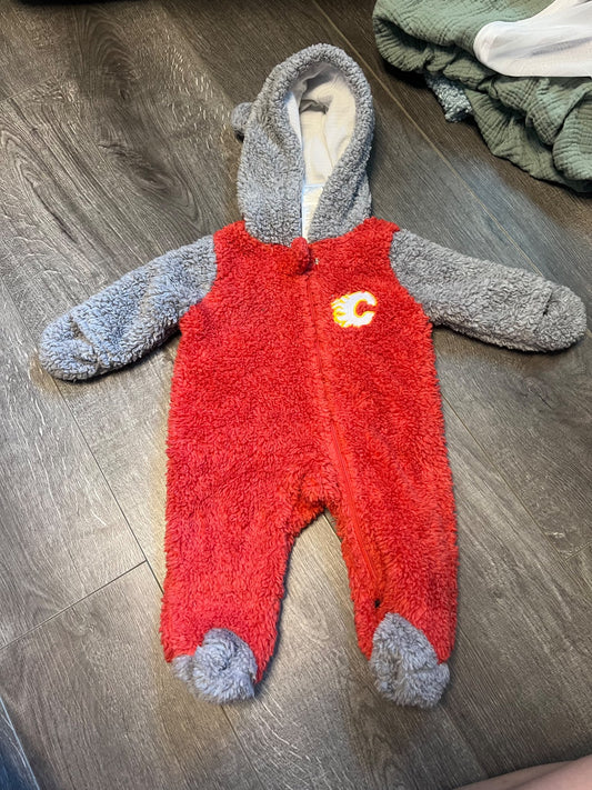Flames Fuzzy Bunting Sleeper , Kids 3 Month (0-3M)