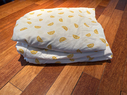 IKEA Lemons Cotton Crib bedding