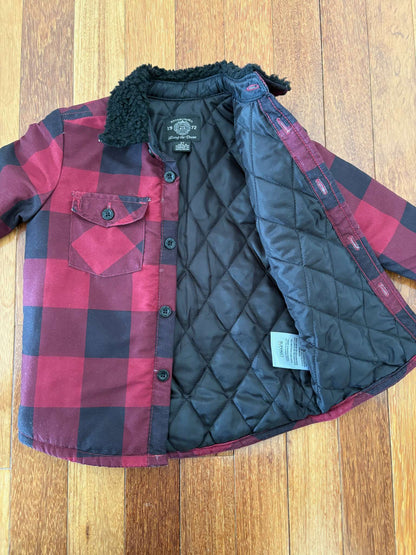 Buffalo Quilted Button-up Jacket 2T, Kids 2T