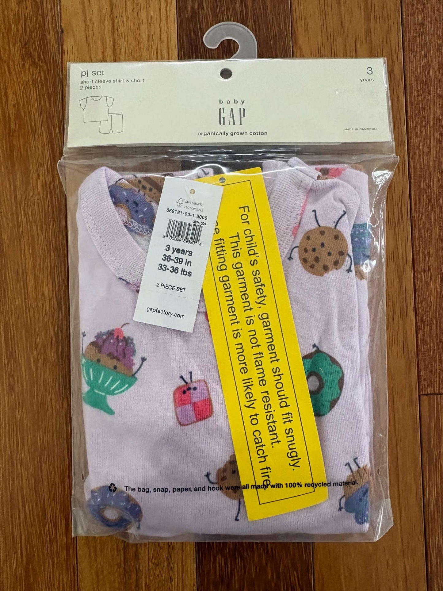 GAP Short Pajamas Set 3T, Kids 3T