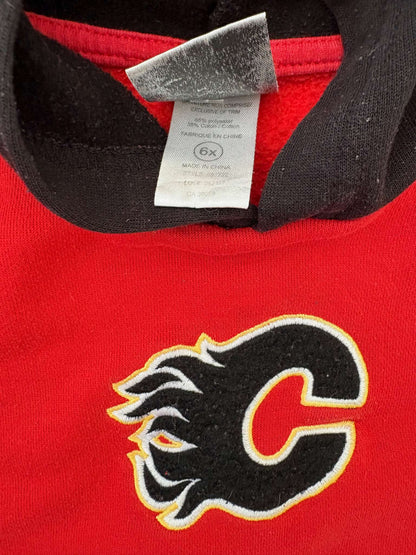 NHL FLames Hoodie 6x, Kids 6/6X