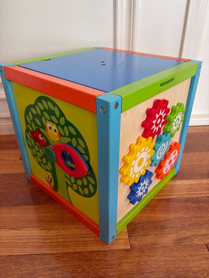 Wooden Activity Centre Cube