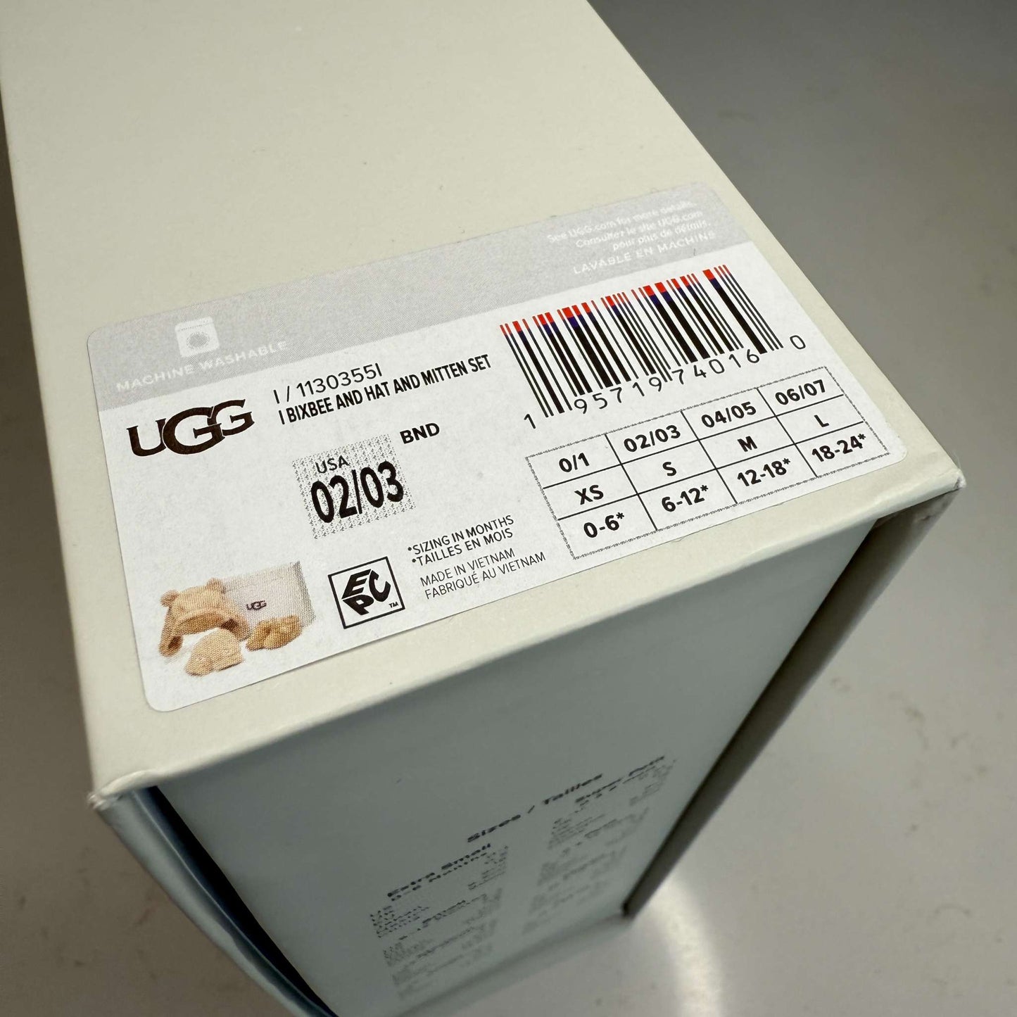 UGG Baby Bixbee Set, Shoes 2 (Baby: 0-12 mth)