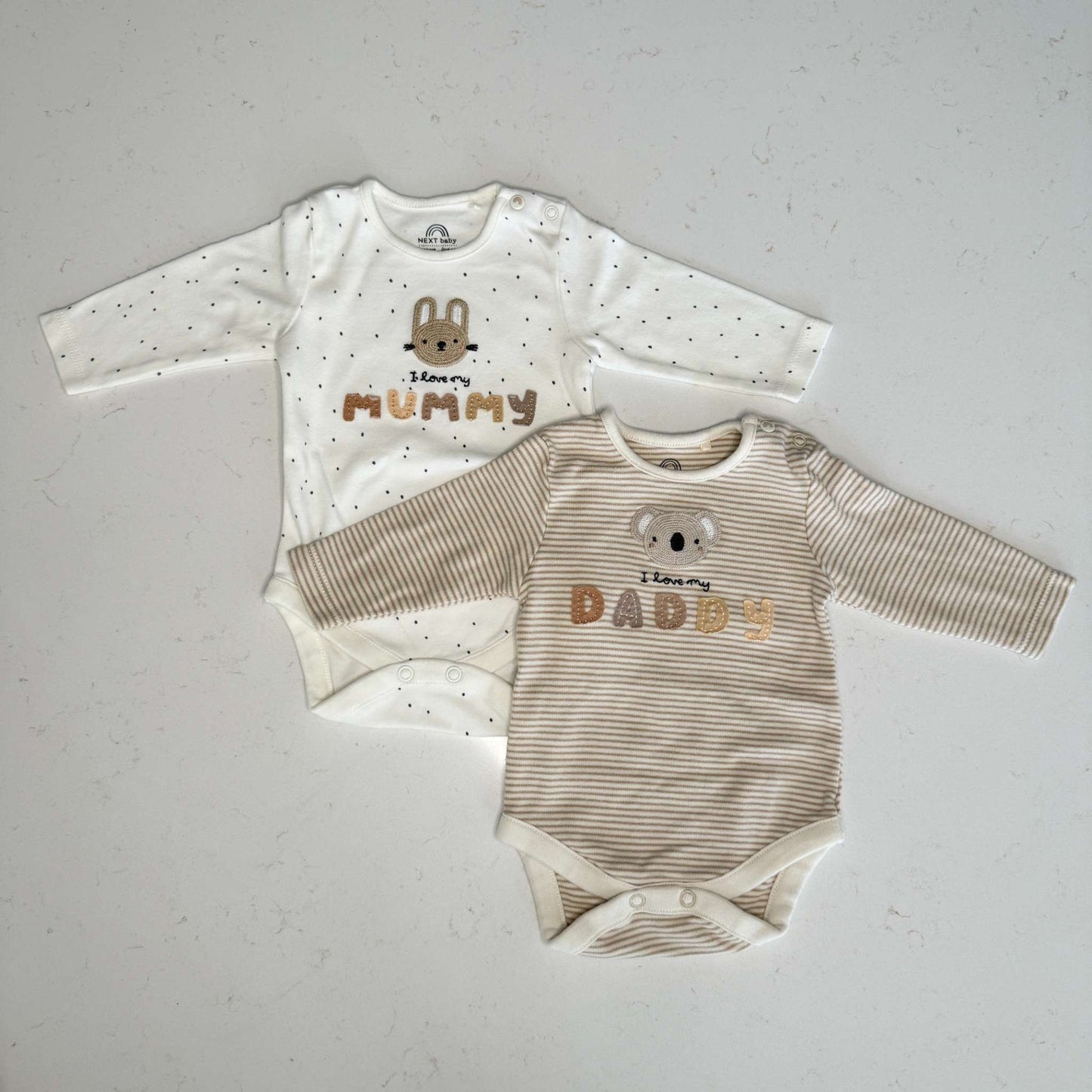NEXT Baby Long Sleeve Bodysuits, Kids 3 Month (0-3M)