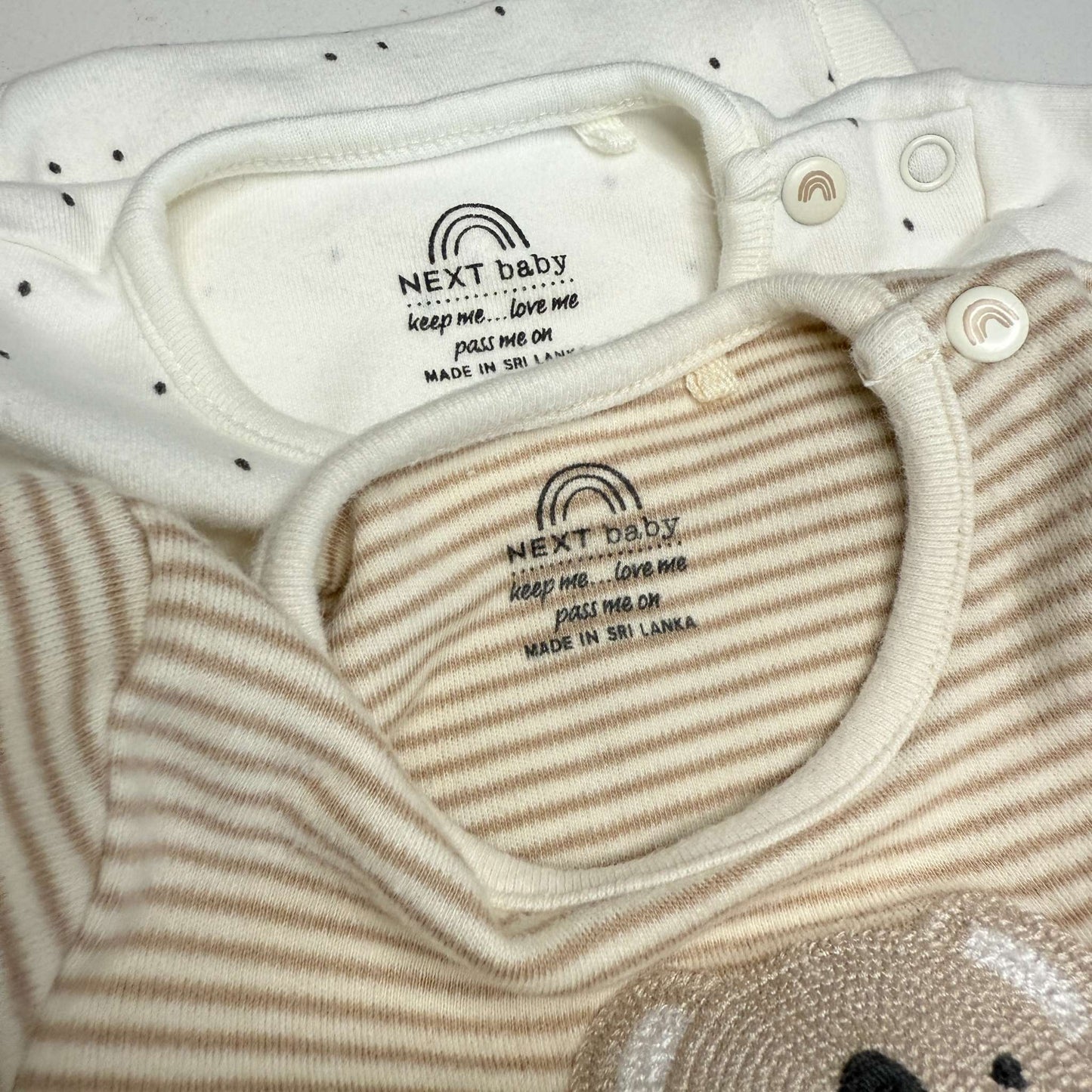 NEXT Baby Long Sleeve Bodysuits, Kids 3 Month (0-3M)