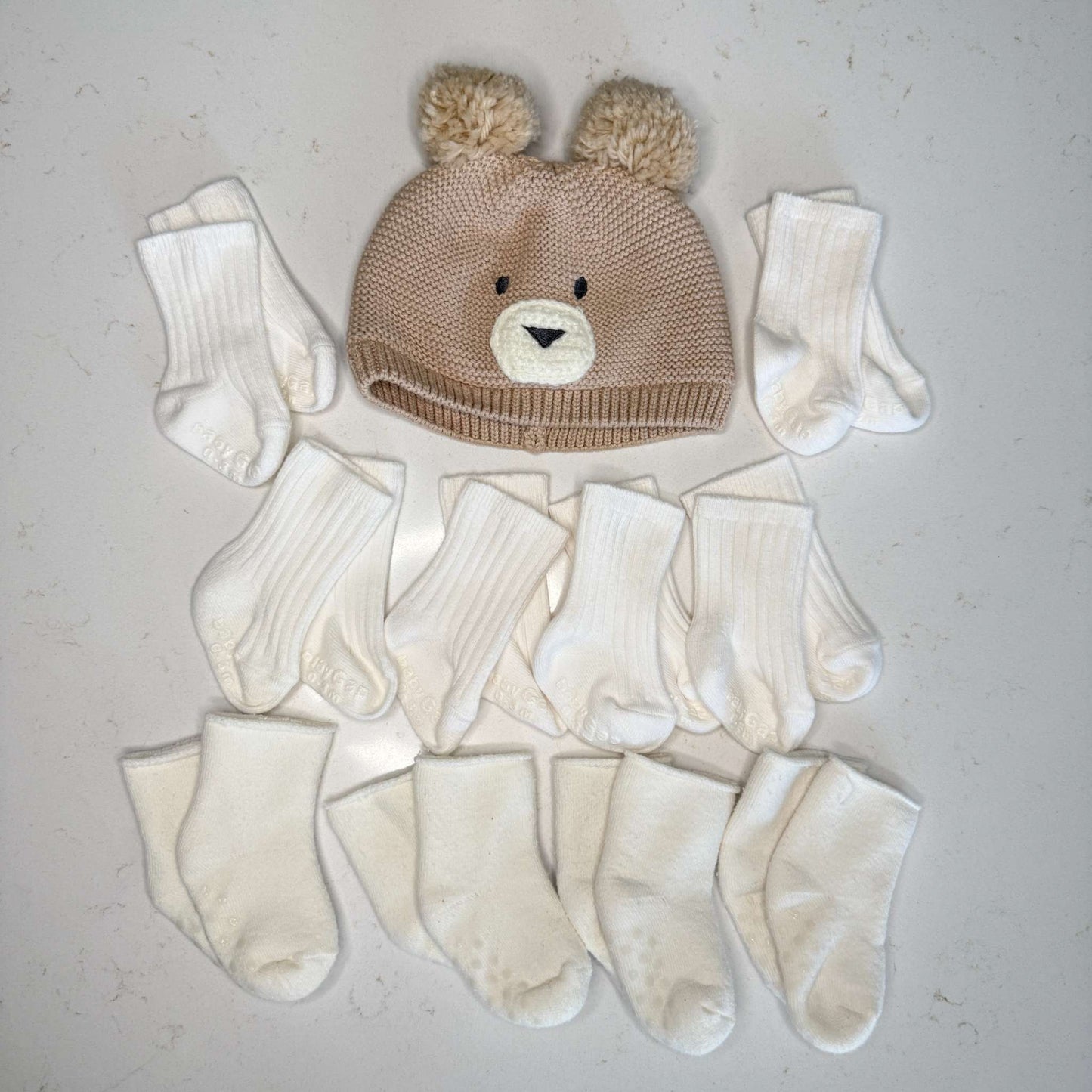 Newborn Hat & Socks Bundle, Kids Newborn
