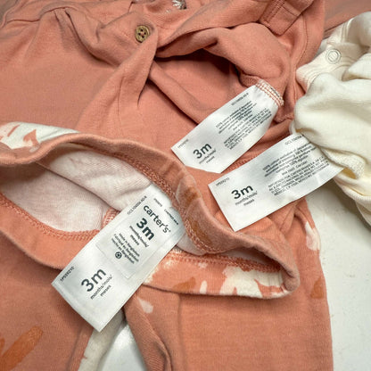 Carter's 3-Pc Outfit Set, Kids 3 Month (0-3M)