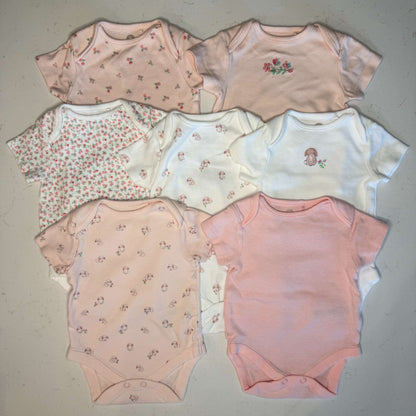 NEXT Baby Short Sleeve Bodysuits, Kids 3 Month (0-3M)