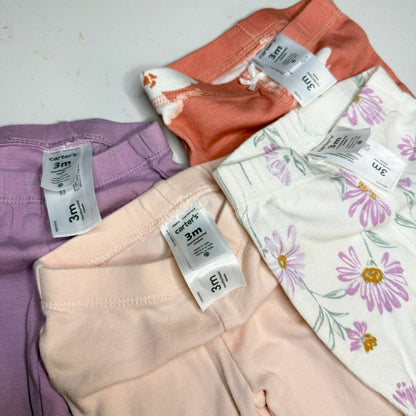 Carter's Baby Pants Bundle, Kids 3 Month (0-3M)