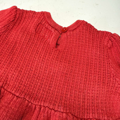 Carter's Red Knit Dress, Kids 9 Month (6-9M)