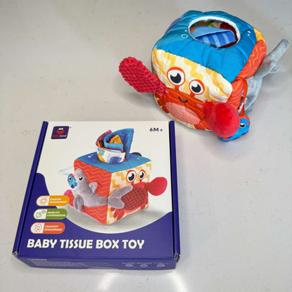 Hahaland Baby Tissue Box Toy
