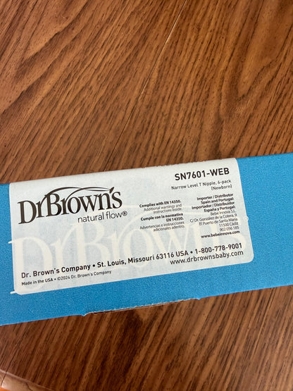 Dr. Brown Narrow Level T Nipple