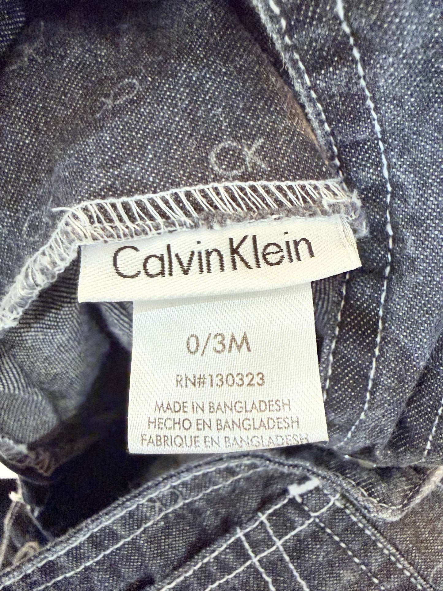 Calvin Klein Overalls, Kids 3 Month (0-3M)