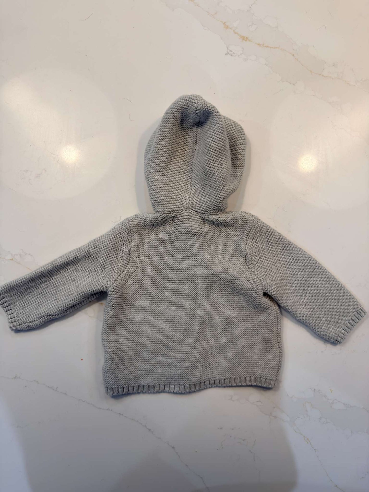 Knit Button Up Sweater , Kids 6 Month (3-6M)
