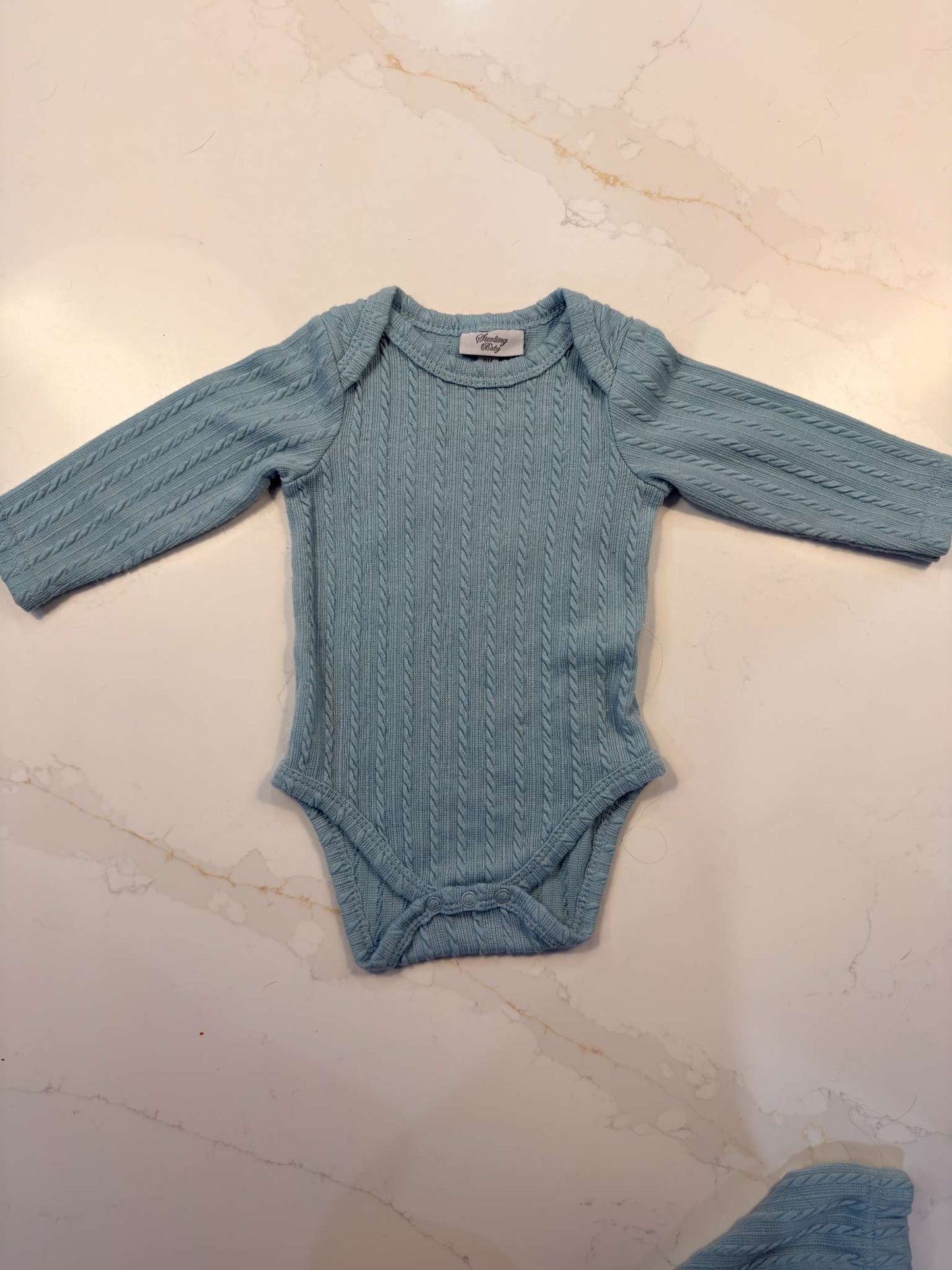 Blue 2-piece set , Kids 9 Month (6-9M)