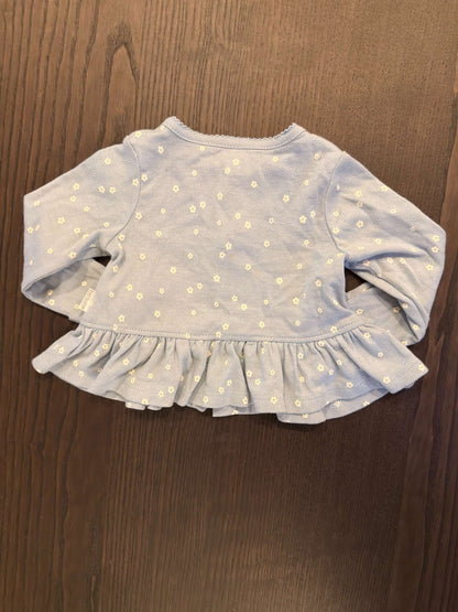 Gerber Floral Button Down Cardigan, Kids Newborn