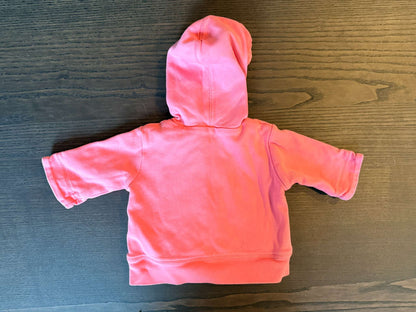 MEXX Pink Button Up Hoodie, Kids 3 Month (0-3M)