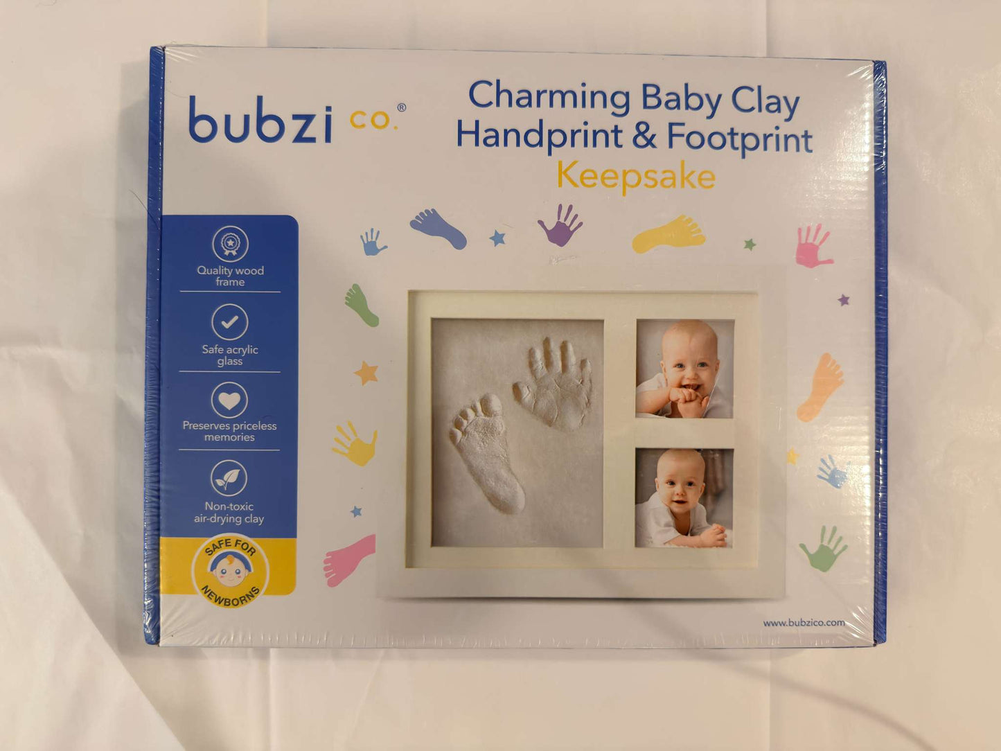 Clay Handprint and Footprint Keepsake Kit