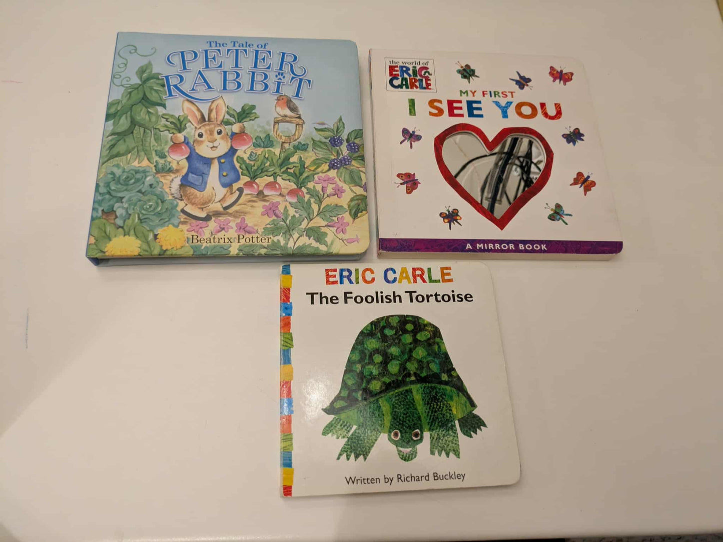 Eric Carle and Peter rabbit books