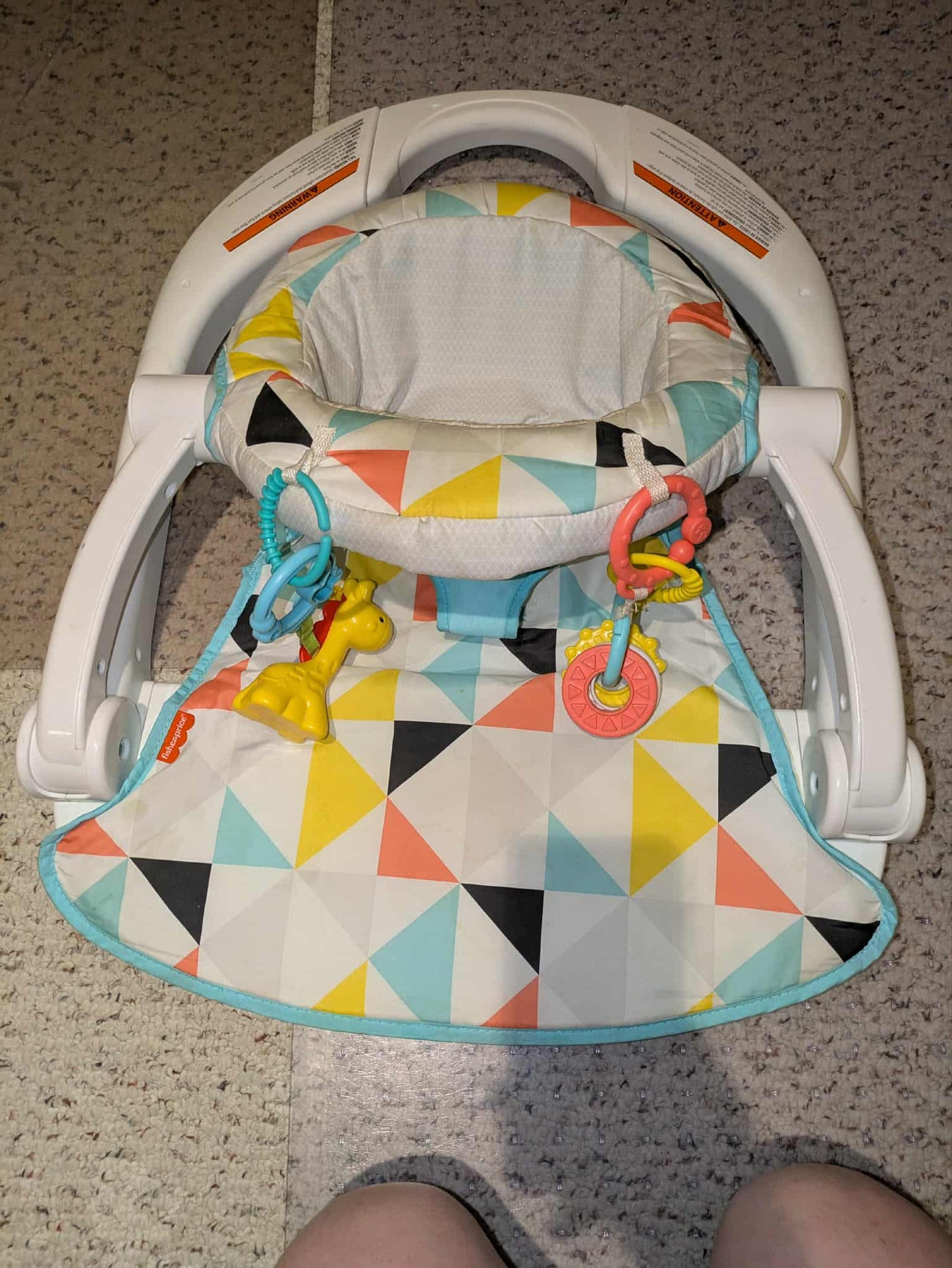 Fisher-Price Portable Baby Chair, Sit-Me-Up Floor Seat