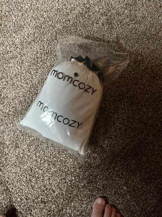 Momcozy Baby Wrap Sling, Adjustable Carrier for Newborn, Deep Grey