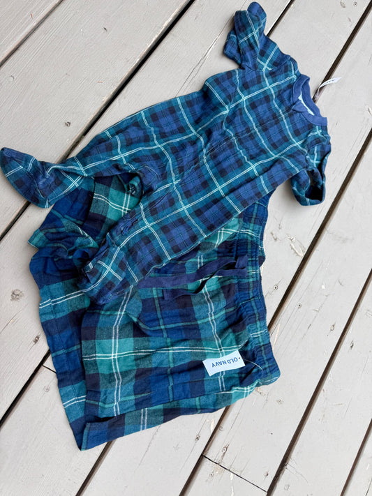 Matching Christmas sleeper & boxers, Kids 9 Month (6-9M)