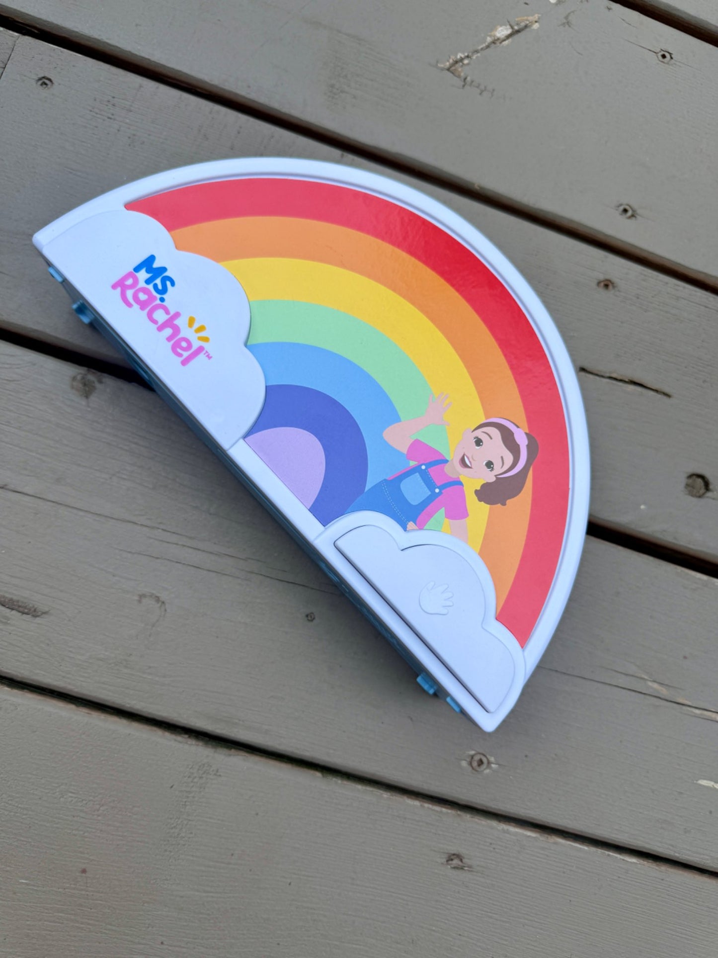 Ms. Rachel rainbow color sorter